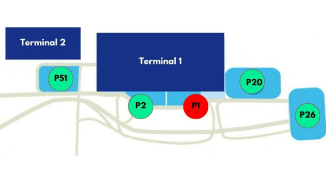 Parking 51 aéroport Genève plan