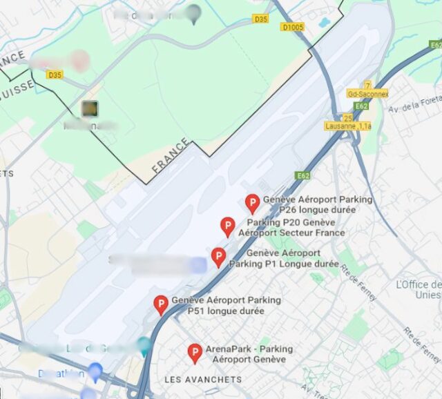 Les différents parkings longue durée Genève Aéroport