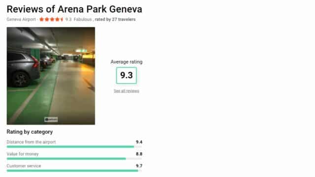 Reviews of Arena Park ParkCare platform